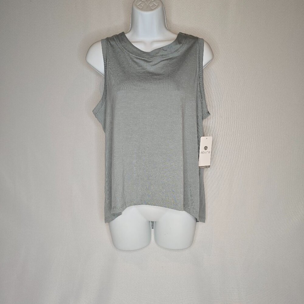 Apana Sleeveless Yoga Top in Cosmic Dust, Women's size L, NWT